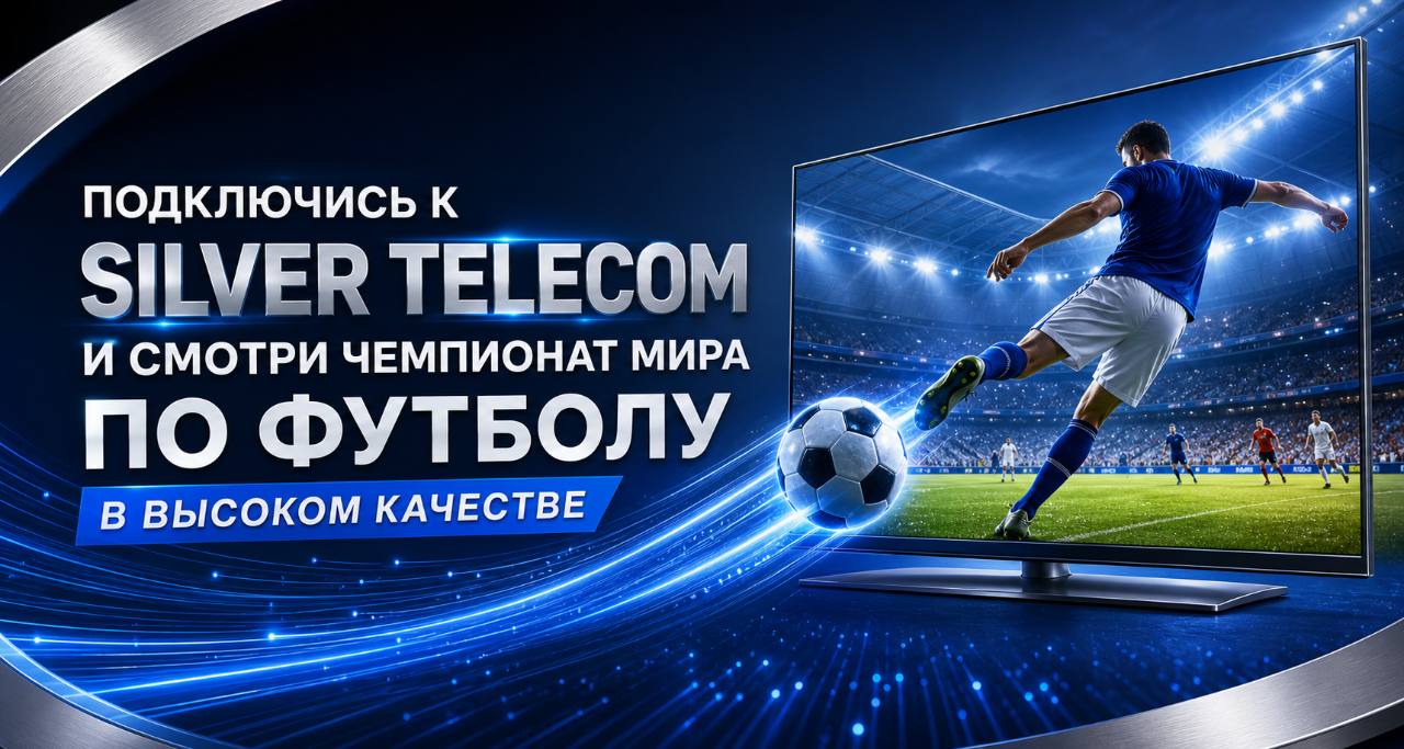 Подключись к Silver Telecom и смотри футбол в высоком качестве